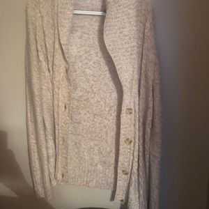 Tan cardigan